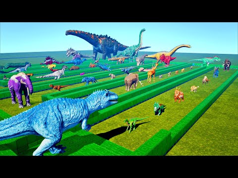 EPIC GIGA DEATHRUN ASCENDED | All ARK Creatures🦖