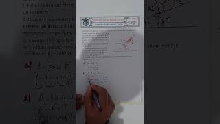 exercice corrigé équilibre 3 forces 2ème science et info #2emesciences #physique #2emeinfo