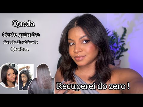 TOP 6 COMO RECUPERAR o CABELO DO ZERO 🔥    Queda/Quebra / Corte Químico … Seu cabelo Vai MUDAR!