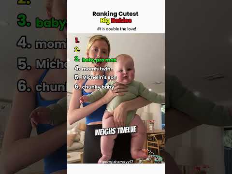 Ranking cutest big babies