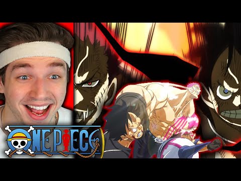 LUFFY VS KATAKURI CONQUERORS HAKI CLASH!! (one piece reaction)