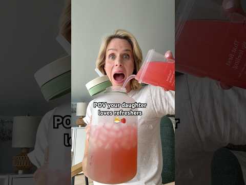 Pov your daughter loves Starbucks refreshers so you surprise her with this!