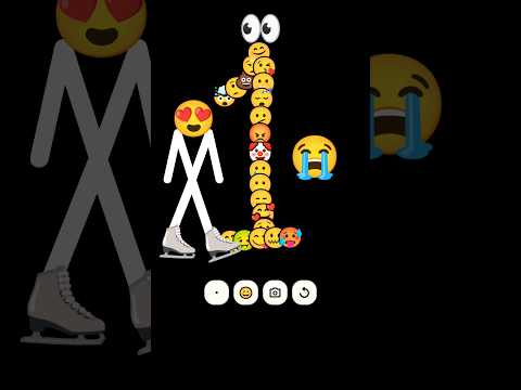 Turning Number 1 into Emoji Magic! 😍😭 #shorts #shortsfeed