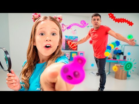 Nastya and Evelyn organize and clean their room | Cleaning Challenge for kids