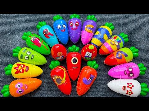 Numberblocks – Look All Clay with Carrot Coloring! Satisfying ASMR Video