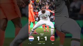 Netherlands - Morocco 1-1