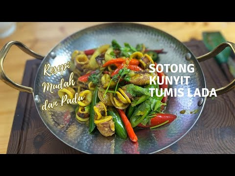 Sotong Kunyit Tumis Lada | Lauk Harian Simple yang Confirm Sedap dan Menyelerakan |