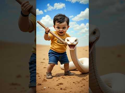 Boy's Deadly Forgiveness 😭 #ai #baby #snake