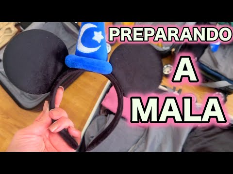 ARRUMANDO AS MALAS PARA IR PARA A DISNEY
