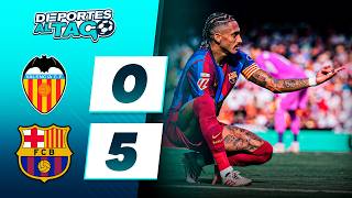 ✅ Con DOBLETE de YAMAL, el CONJUNTO BLAUGRANA goleó 5-0 a LOS CHÉS y es el ÚNICO LÍDER del TORNEO