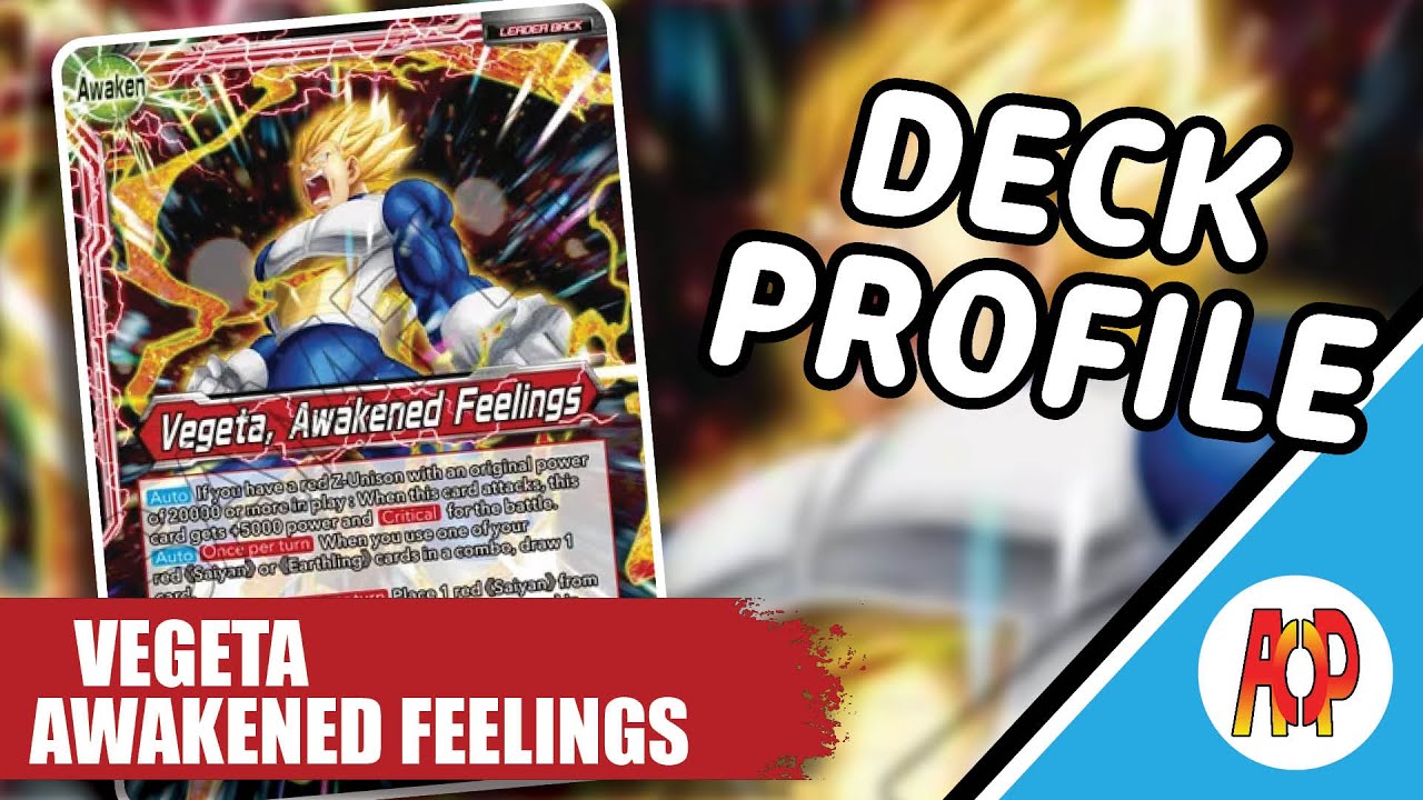 Vegeta, Awakened Feelings Deck Profile (R) | DBS Master
