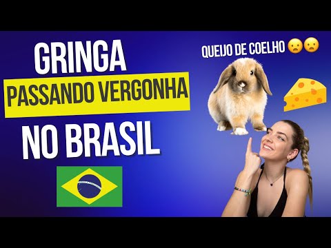 GRINGA PASSANDO VERGONHA NO BRASIL