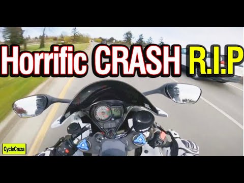 Motorcycle Rider Speeds 190 mph To Fatal CRASH (R.I.P)