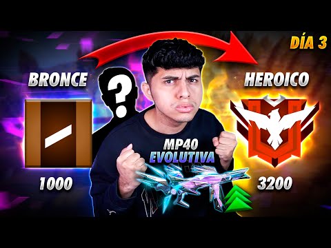 🔴DIA 3 SUBIENDO DESDE BRONCE HASTA HEROICO SIN PERDER PUNTOS (VOY EN PLATINO 4😎) JOELTHEPRO🤡
