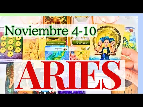 ARIES "Tu Semana Más PRODUCTIVA! Tarot NOVIEMBRE 4-10