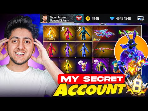 My Secret Free Fire Id Which I Never Showed You 😳 Collection And Gameplay- Garena Free Fire