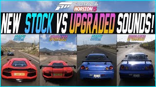 Forza Horizon 5 - NEW Stock VS Upgraded CAR SOUNDS! - Exhaust Sound Compilation #1