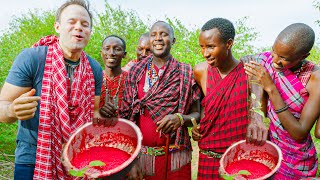 Trying EXTREME Tribal Food in Africa! Never Seen Masai Mara!! (Never Again!!)