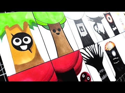 Dibujo Incredibox Sprunki Fase 1 VS Fase 2 VS Fase 3 VS Fase 4 VS Fase 5 VS 6..vs PHASE 12 Mr. Tree