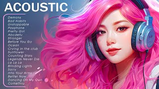 Best English Acoustic Love Songs Playlist 2023   Sweet Acoustic Cover Of Popular Love Songs Of All