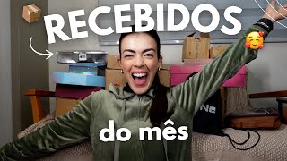 RECEBIDOS DO MÊS RECHEADO DE NOVIDADES: muita make, skin care, unhas e mais!