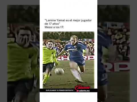 Messi a los 17 años | épocas diferentes...⚽ #lamineyamal #messi #futbol #football