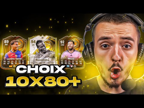 J'OUVRE des CHOIX 10 JOUEURS 80+ & des PACKS 87x5 de la SAISON - FC 25 Ultimate Team