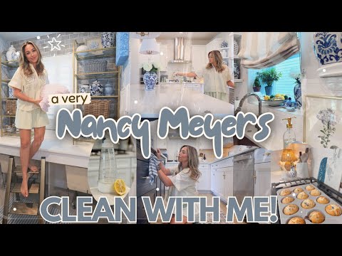 SUMMER 2025 CLEAN WITH ME! ☀️🪻 Nancy Meyers INSPIRED 🌟 Dreamy Cleaning Motivation & TIPS + TRICKS!