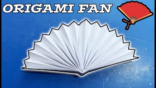 How to Make a Paper Fan Without Glue and Scissors | Easy Origami Fan Tutorial