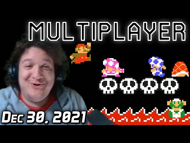 [SimpleFlips] Super Mario Maker 2: Multiplayer w/ Murkus, Foxen, & DawnFinder [Dec 30, 2021]