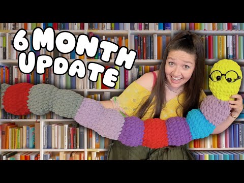 Bookworm Update! Crocheting My 2025 Reading Log!