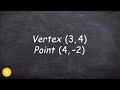 Vertex Form and Parabola Concepts