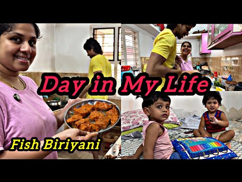 Day in My life | fish biryani recipe | Couple vlog #dailyvlog