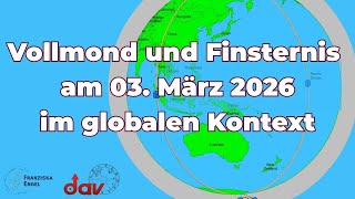 Vollmond und Finsternis im globalen Kontext – astrologisch analysiert und auf der Weltkarte verortet