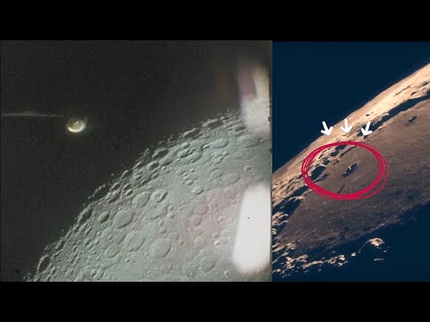 Avistamiento de un Objeto volador no identificado,  Captado en la luna ! Esto Alertó a LA NASA.