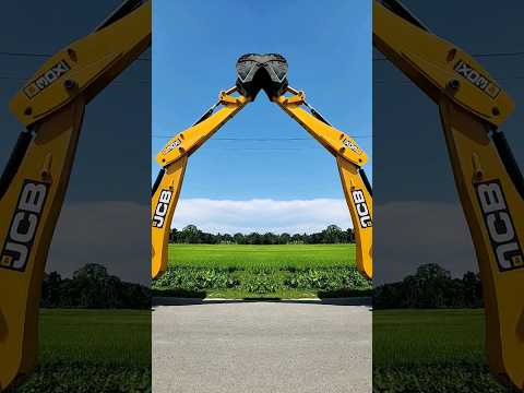 JCB mirror video 🚜🤣💯 #jcb #jcbvideo #tractor
