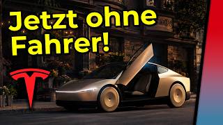 Teslas Cybercab kurz vor dem Start? 43 von 44 OHNE Lenkrad!