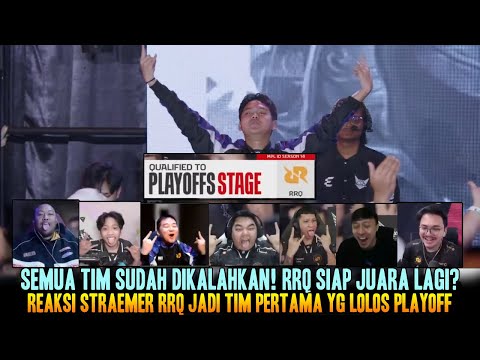 SEMUA TIM SUDAH DIKALAHKAN! RRQ SIAP ANGKAT PIALA? REAKSI STREAMER RRQ VS BTR GAME 3 MPL S14