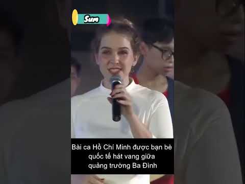 Bài ca Hồ Chí Minh được bạn bè quốc tế hát vang giữa quảng trường Ba Đình #shorts