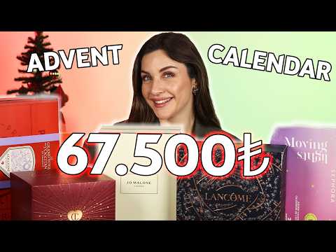 TÜM ADVENT CALENDARLARI ALDIM! 2024 (CHARLOTTE TILBURY, LANCOME, JO MALONE, LOCCITANE,  SEPHORA)