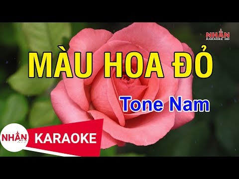 Màu Hoa Đỏ (Karaoke Beat) – Tone Nam | Nhan KTV