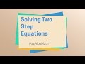 Understanding Two-Step Equations