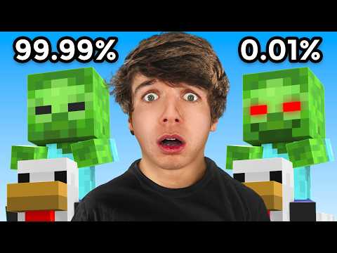 I Captured Minecraft's Rarest Mobs