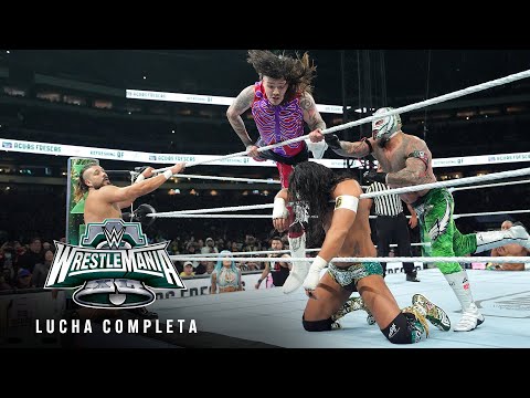 LUCHA COMPLETA: Rey Mysterio & Andrade vs. Dominik Mysterio & Santos Escobar: WrestleMania XL Sábado