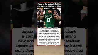 From Achilles Tear to Dominance: Jayson Tatum’s Unreal Comeback