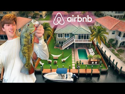 Renting an AirBnb Bungalow Just To Fish The Private Dock!