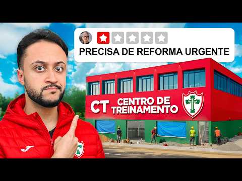 VISITEI O NOVO CT DA PORTUGUESA COM 1 BILHÃO, APÓS A SAF!