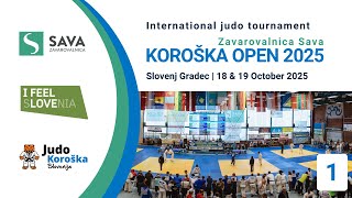 Zavarovalnica Sava KOROŠKA OPEN 2025 - day 2 - U18 - Tatami 1