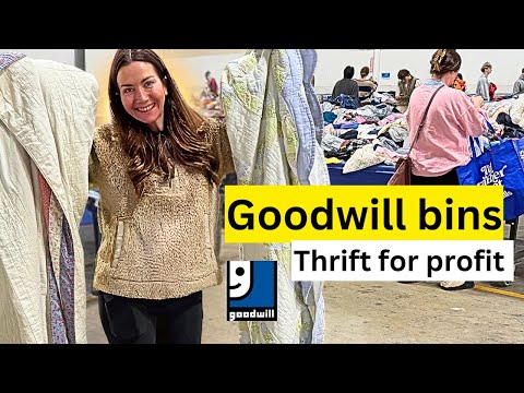 GoodWill Bins thrift With Me For Profit