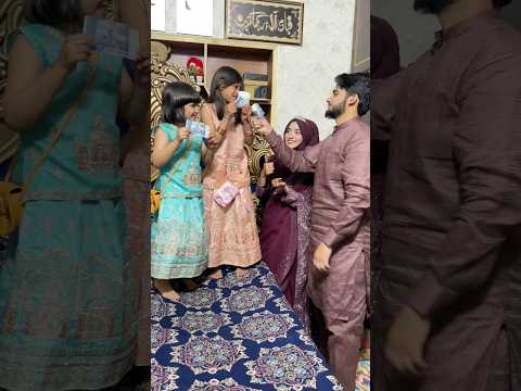 Eid Mubarak Bacho Laiba Fatima with Ahmad #shorts #ytshorts
